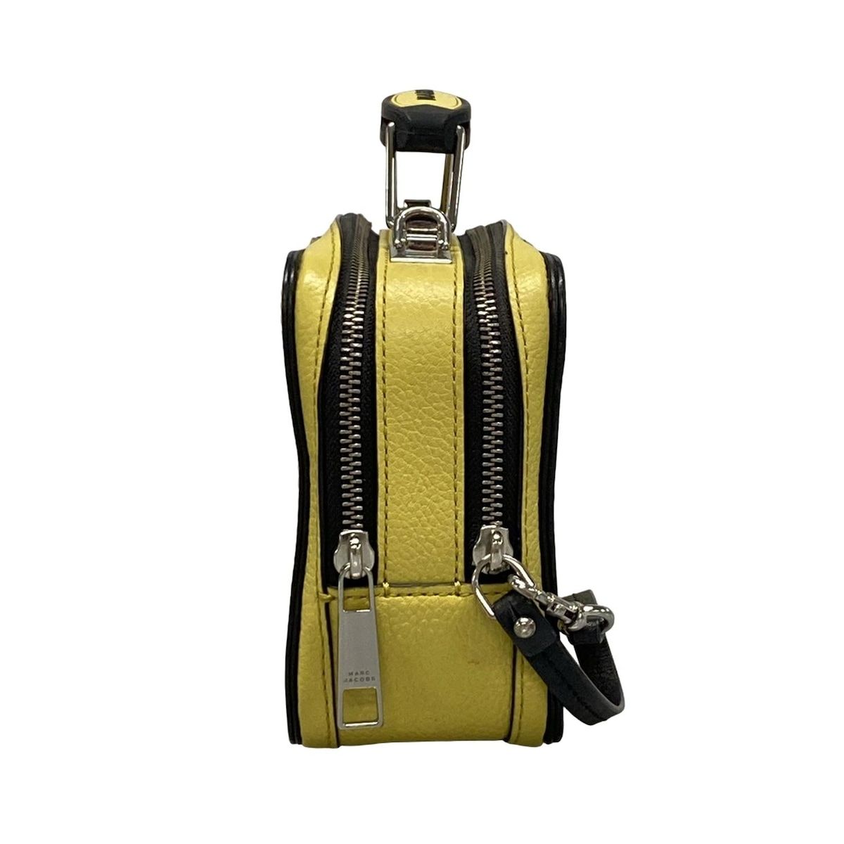 MARC JACOBS マークジェイコブス ハンドバッグ ザ テクスチャード ボックス 20 M0014840 イエロー×黒 レザー