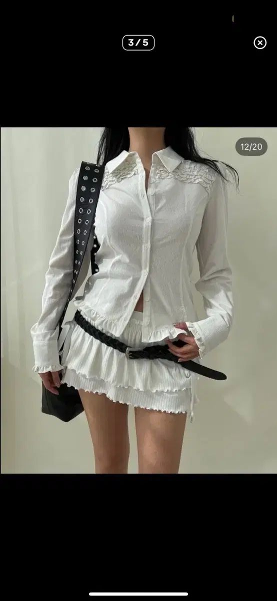 スリータイムズ エンブロイダリー バケットバッグ