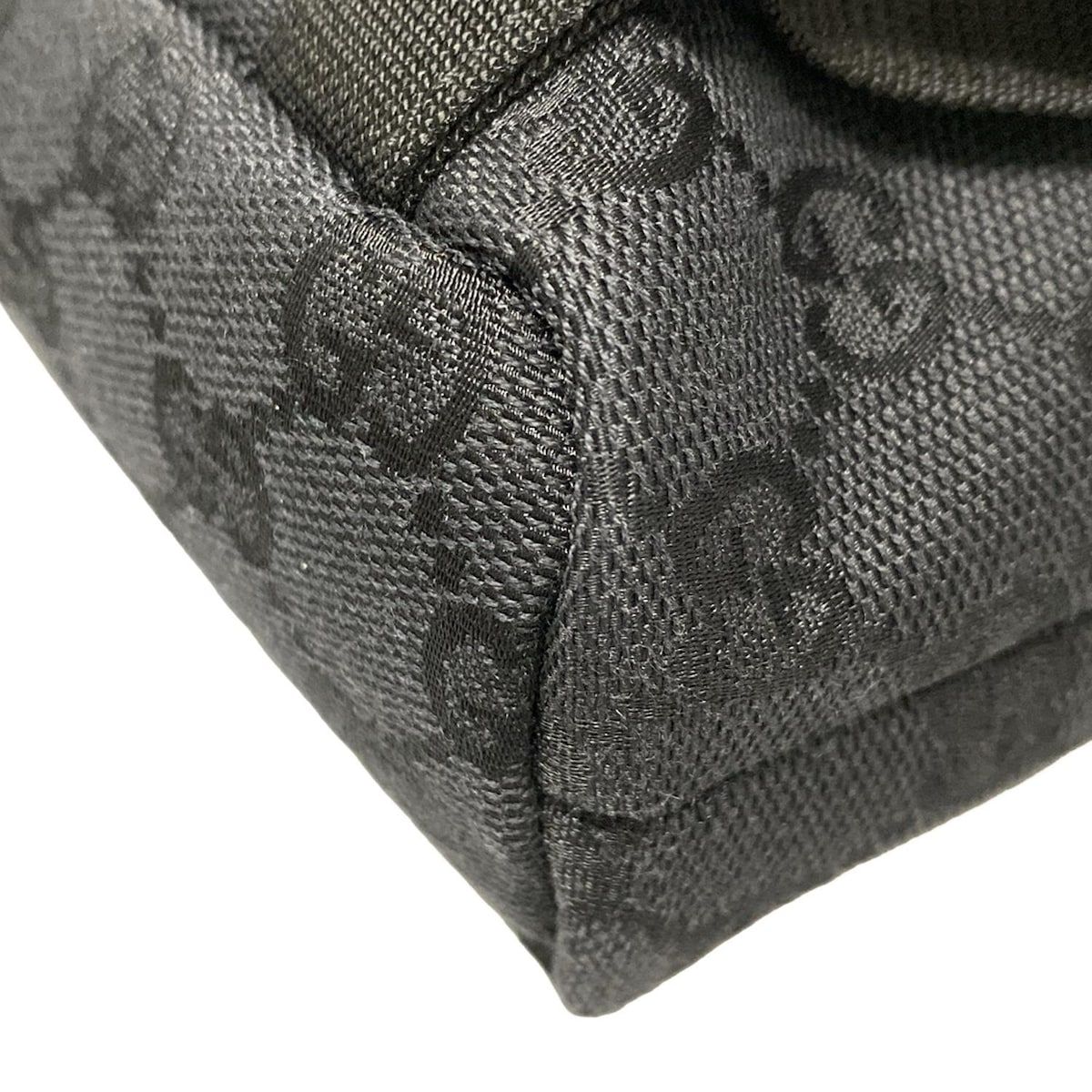  GUCCI グッチ リュックサック GG柄 30242 黒 レザー リュック バックパック バッグ