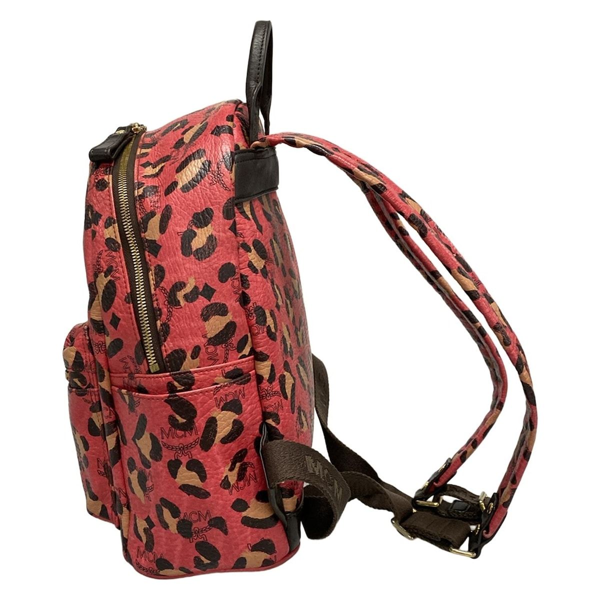 ピンク×黒×ベージュ 豹柄