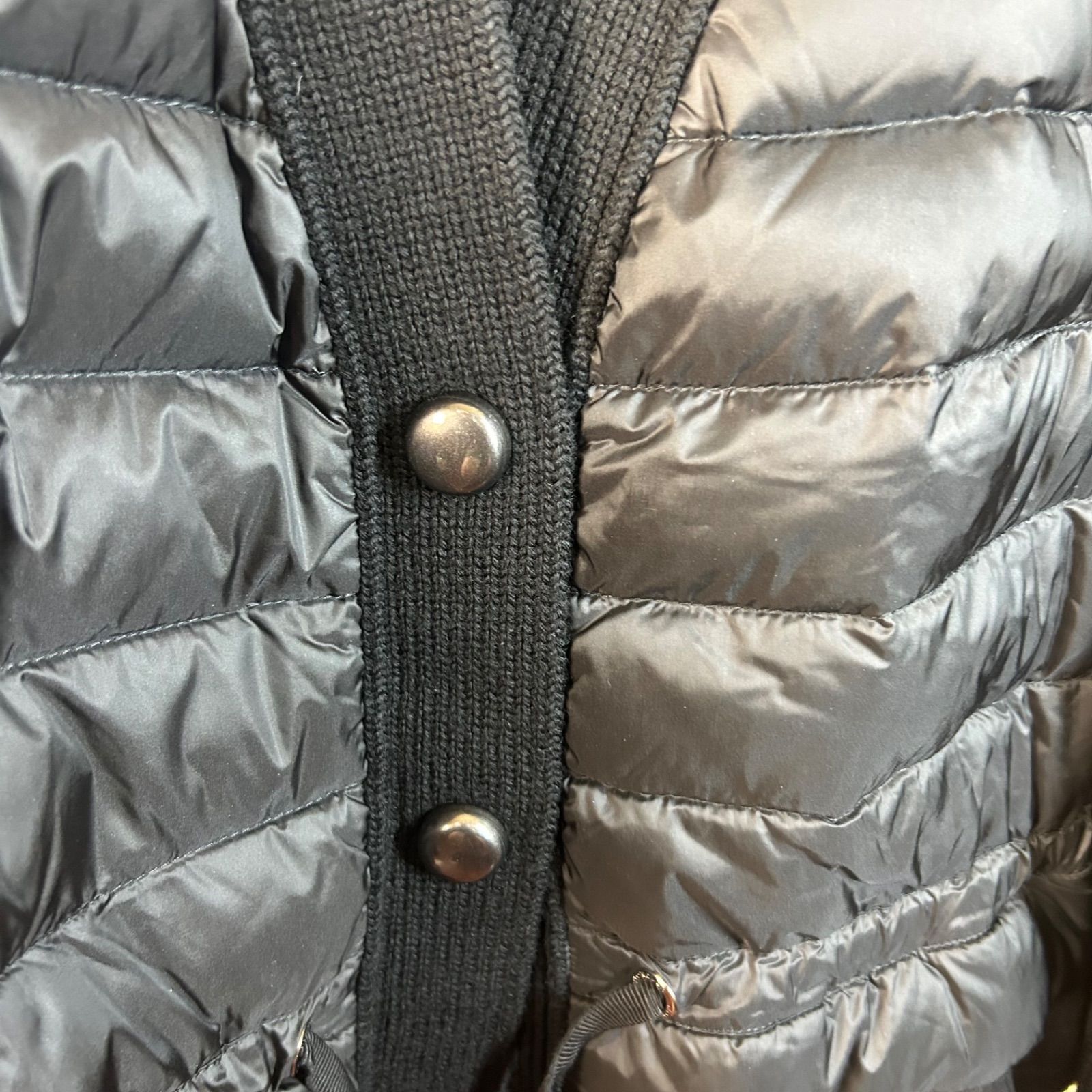 レアモデル】MONCLER モンクレール ダウンニット切り替えカーディガン