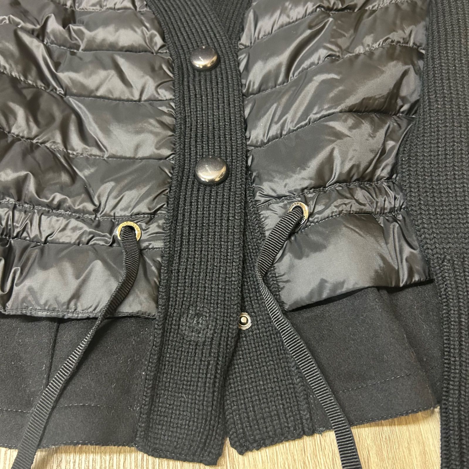 レアモデル】MONCLER モンクレール ダウンニット切り替えカーディガン