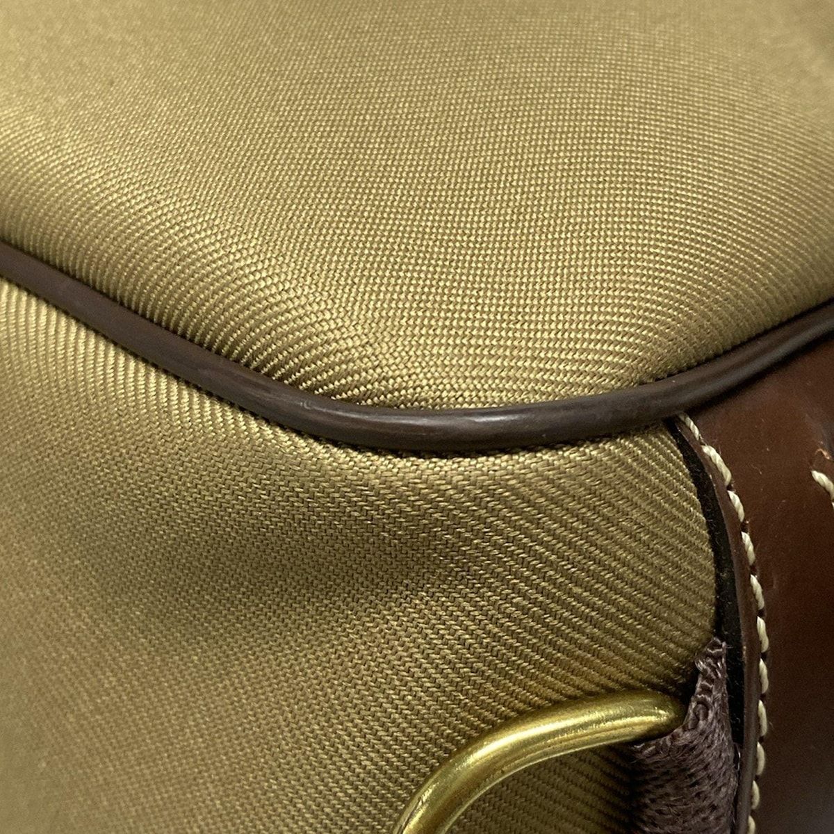 カーキ×ブラウン