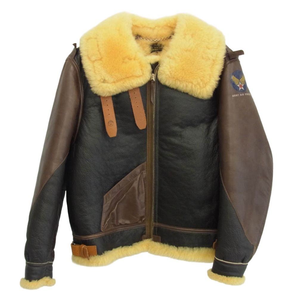 Buzz Rickson s バズリクソンズ BR80111 B-3 40 s MODEL シープスキン ホースハイド フライトジャケット ブラック系 ブラウン系 イエロー系 42