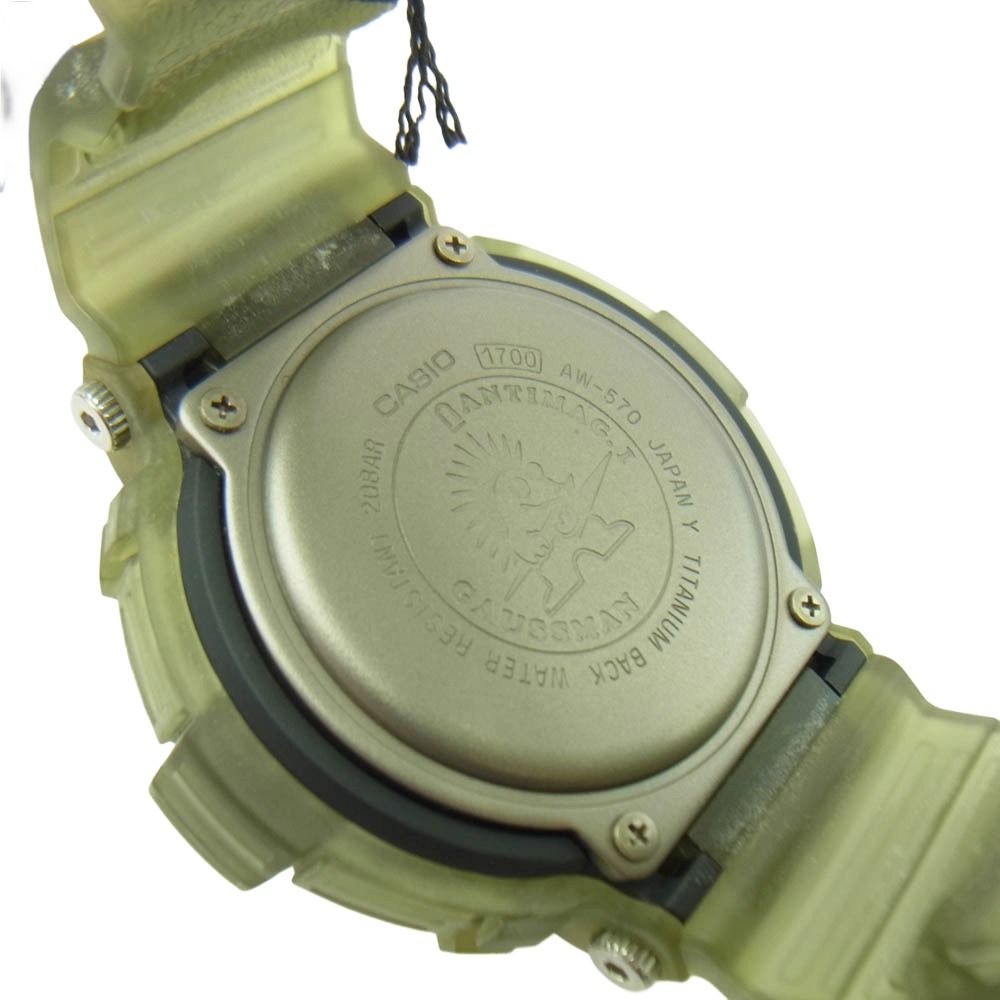 G SHOCK ジーショック AW 570 MS 8 T GAUSSMAN MEN IN SMOKE ガウスマン メン イン スモーク デジタル 腕時計 モスグリーン系 上