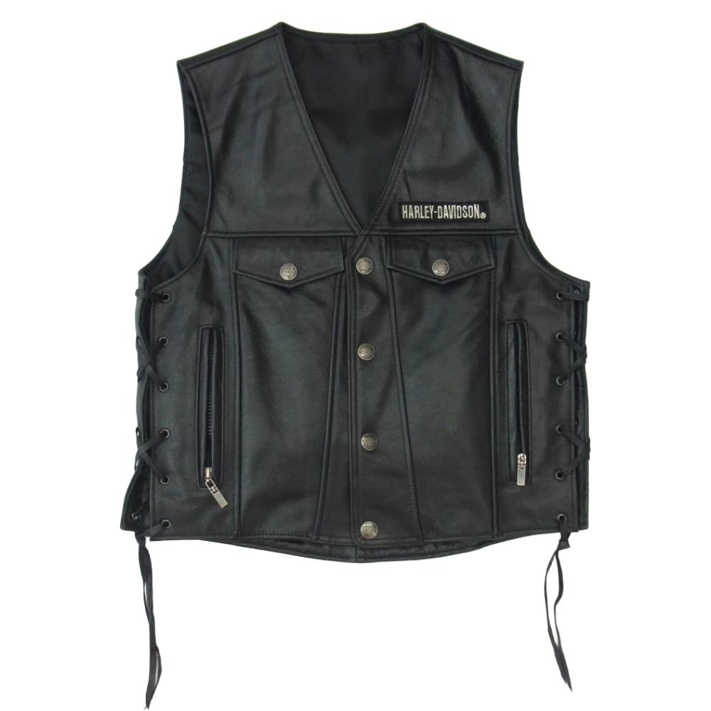 HARLEY DAVIDSON ハーレーダビッドソン ロゴ ワッペン 刺繍 レザー