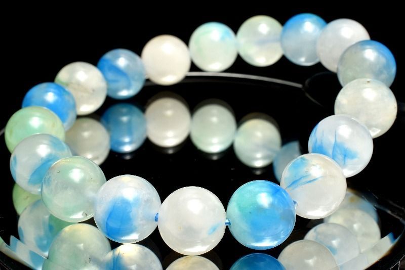  １点物 ペルー産 マーブル クリソコラシリカ 11 5 mm ブレスレット パワーストーン 天然石 _MC 639 ブレスレット バングル アクセサリー