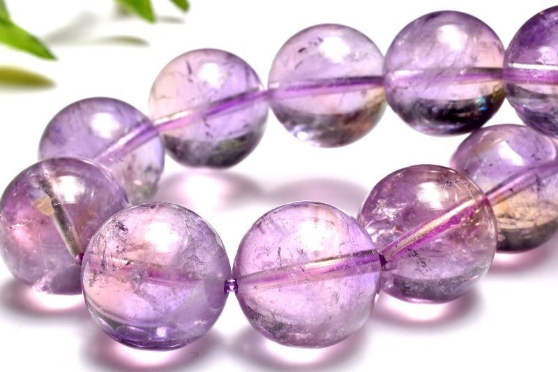 1点物】希少◇バイカラー アメトリン 13mm ブレスレット