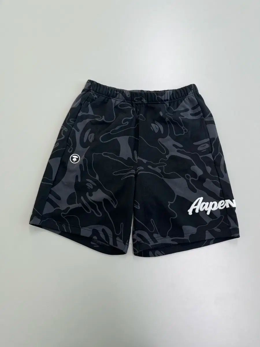 Aape エイプ カモフラ ハーフパンツ ブラック