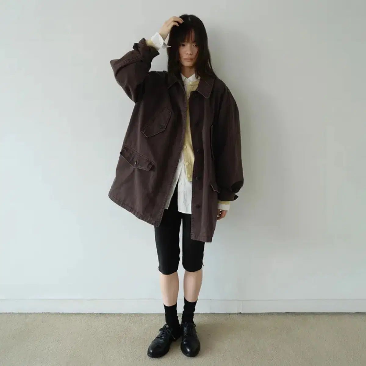 アユソウル 25fw ハーフワークジャケット