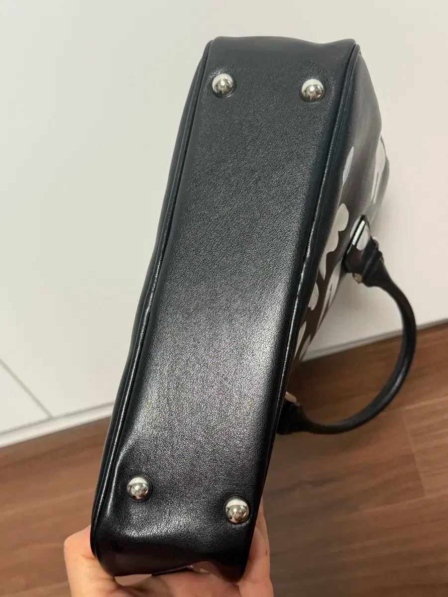 COMME des GARCONS コム デ ギャルソン レタリング ペイントバッグ