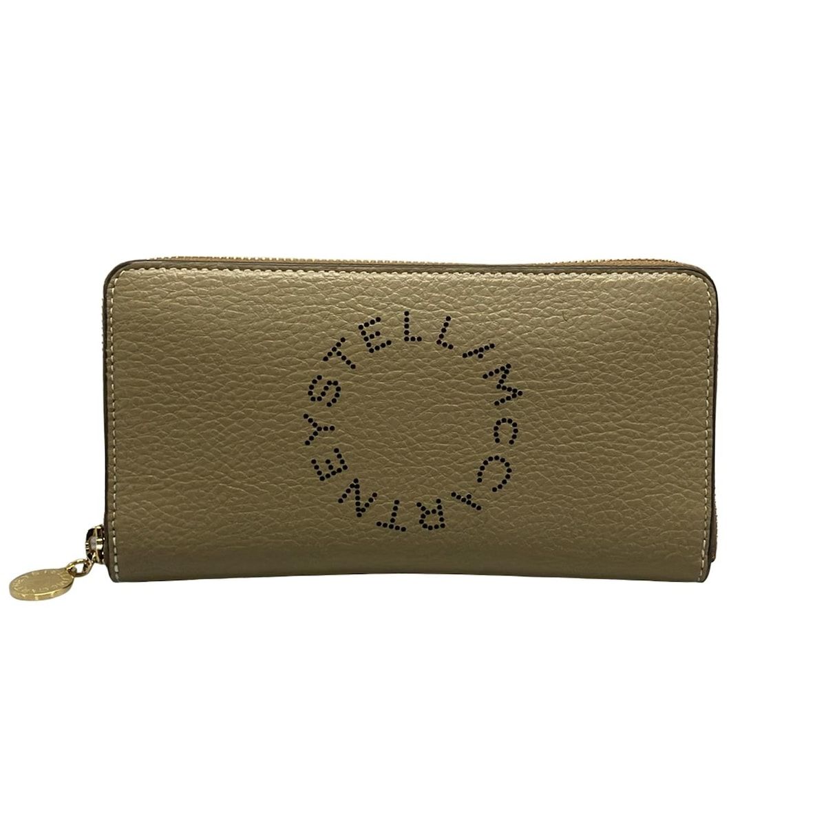 stellamccartney ステラマッカートニー 長財布 ステラロゴ 700251 ブラウン ラウンドファスナー レザー