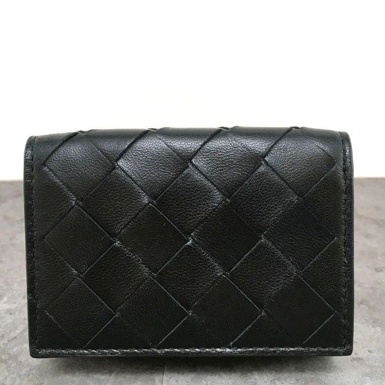 み 三つ折り財布 マキシイントレ ブラック き 564