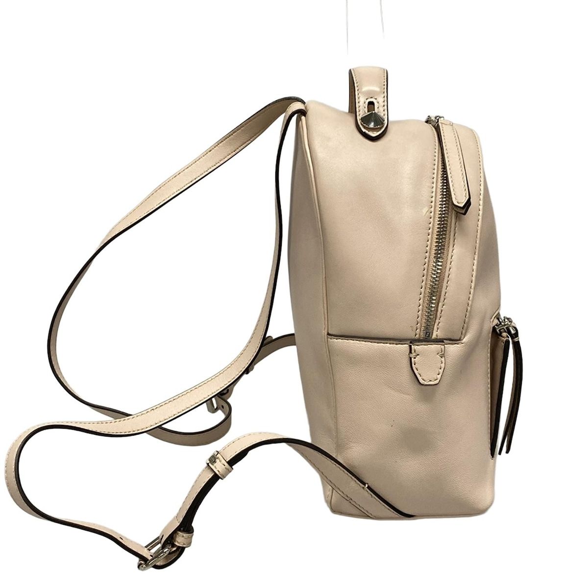 FENDI フェンディ リュックサック バイ ザ ウェイ ミニ バックパック 8BZ036 ベージュ レザー