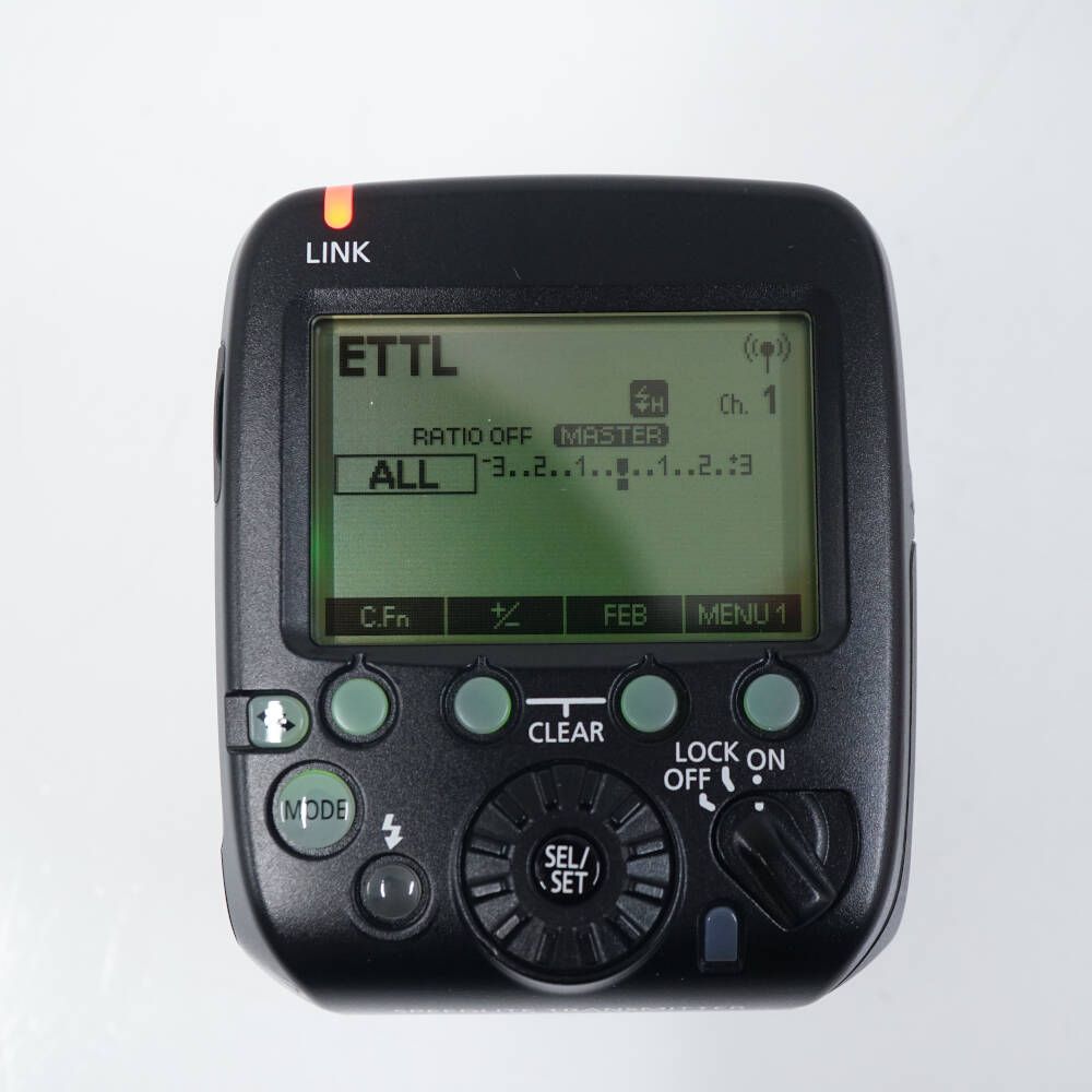 Canon SPEEDLITE TRANSMITTER ST-E3-RT Ver.1 キヤノン スピードライト トランスミッター 遠隔操作 ワイヤレス 完動品 CP1381