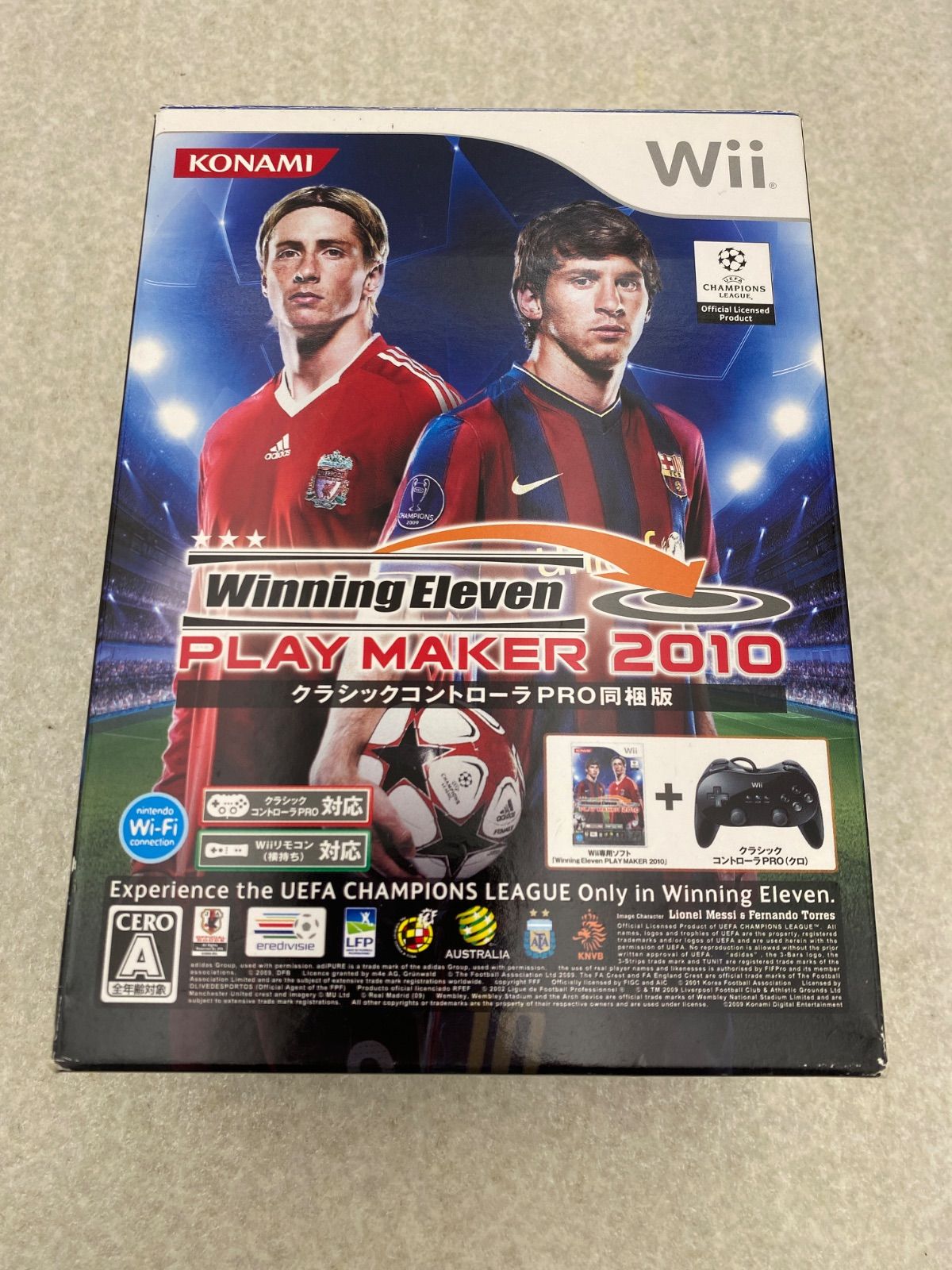ウイニングイレブン プレーメーカー2010 クラシックコントローラ同梱版 Wii ◇ウイニングイレブン プレーメーカー 2010 クラッシックコントローラ