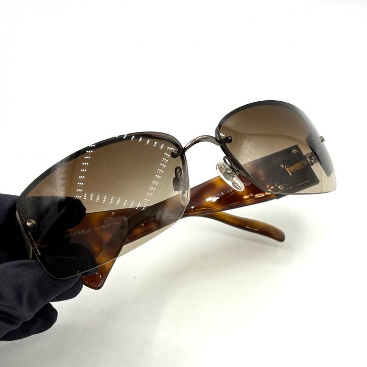 【美品】CHANEL 4117-B ココマーク ラインストーン サングラス CHANEL ラインストーン サングラス 4117-B - メルカリ