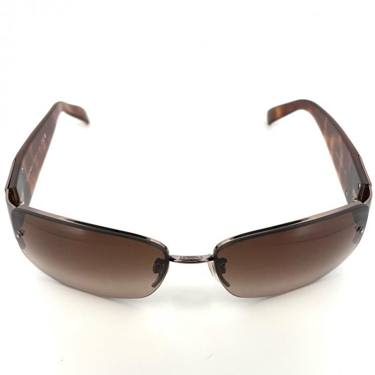 CHANEL サングラス ココマーク ラインストーン ブラウン 鑑定