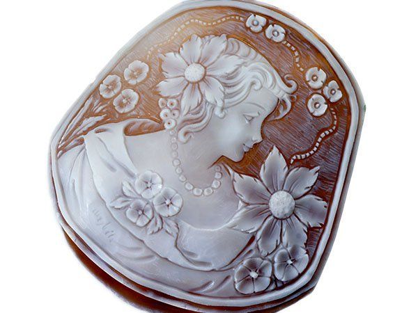 ◆シェルカメオ ルース ヴィンテージ アート 彫刻 美術品 アンティークレトロ 正規品，お得】 □シェルカメオ6点おまとめ□a約29.6g/148ct ルース 裸