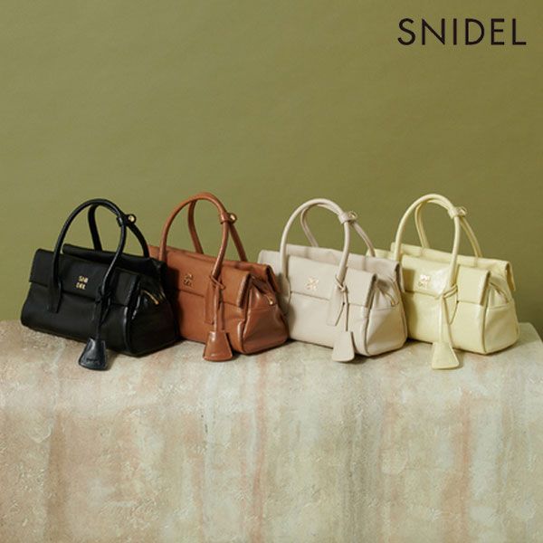10 OFF スナイデル SNIDEL バッグ 25秋冬 フラップボストンバッグ ハンドバッグ ショルダーストラップ付き ギフト swgb255615