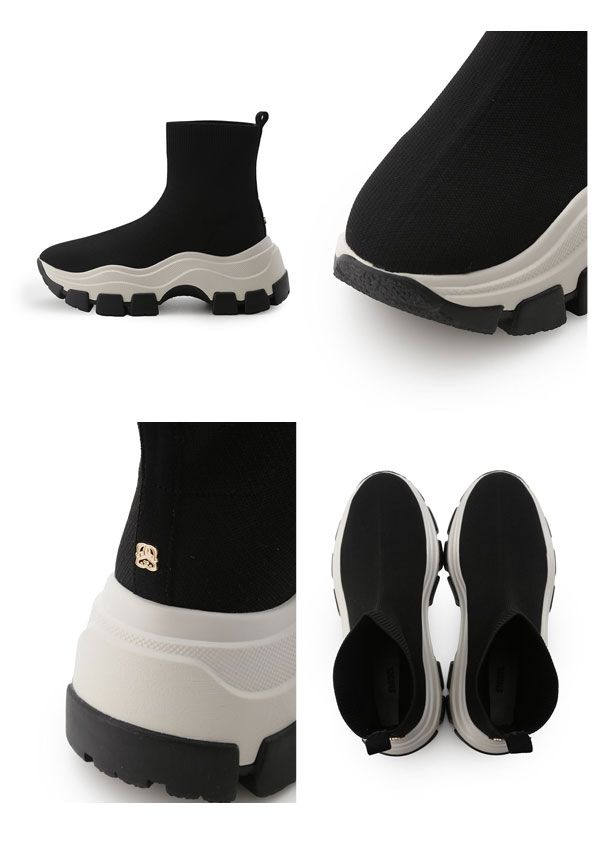 25秋冬 スニーカーソールショートブーツ