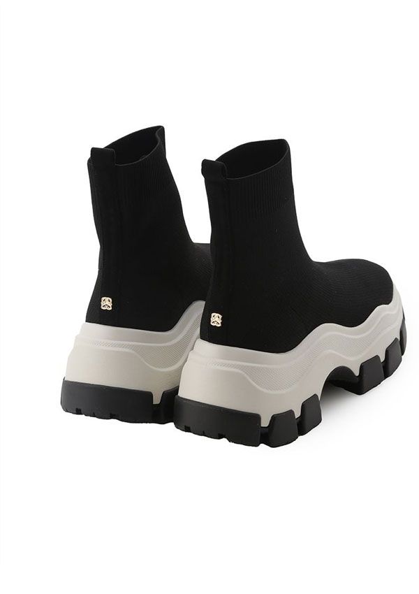 スニーカーソールショートブーツ ミドルカット