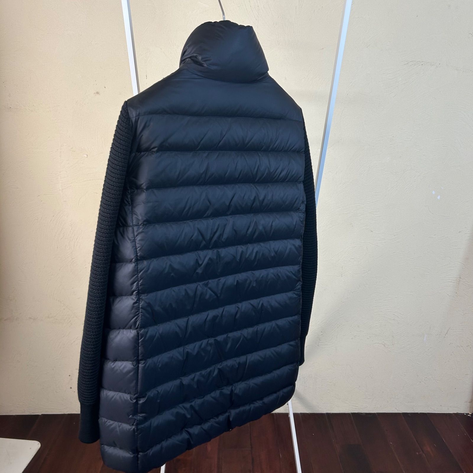 【美品】 【定番】MONCLER モンクレールダウンジャケットニット黒xs MONCLER モンクレール ダウン ダウンジャケット グレス レディース