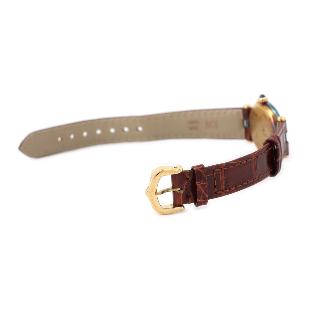 カルティエ マスト ヴェルメイユ Cartier 腕時計 ウォッチ クォーツ アイボリー文字盤