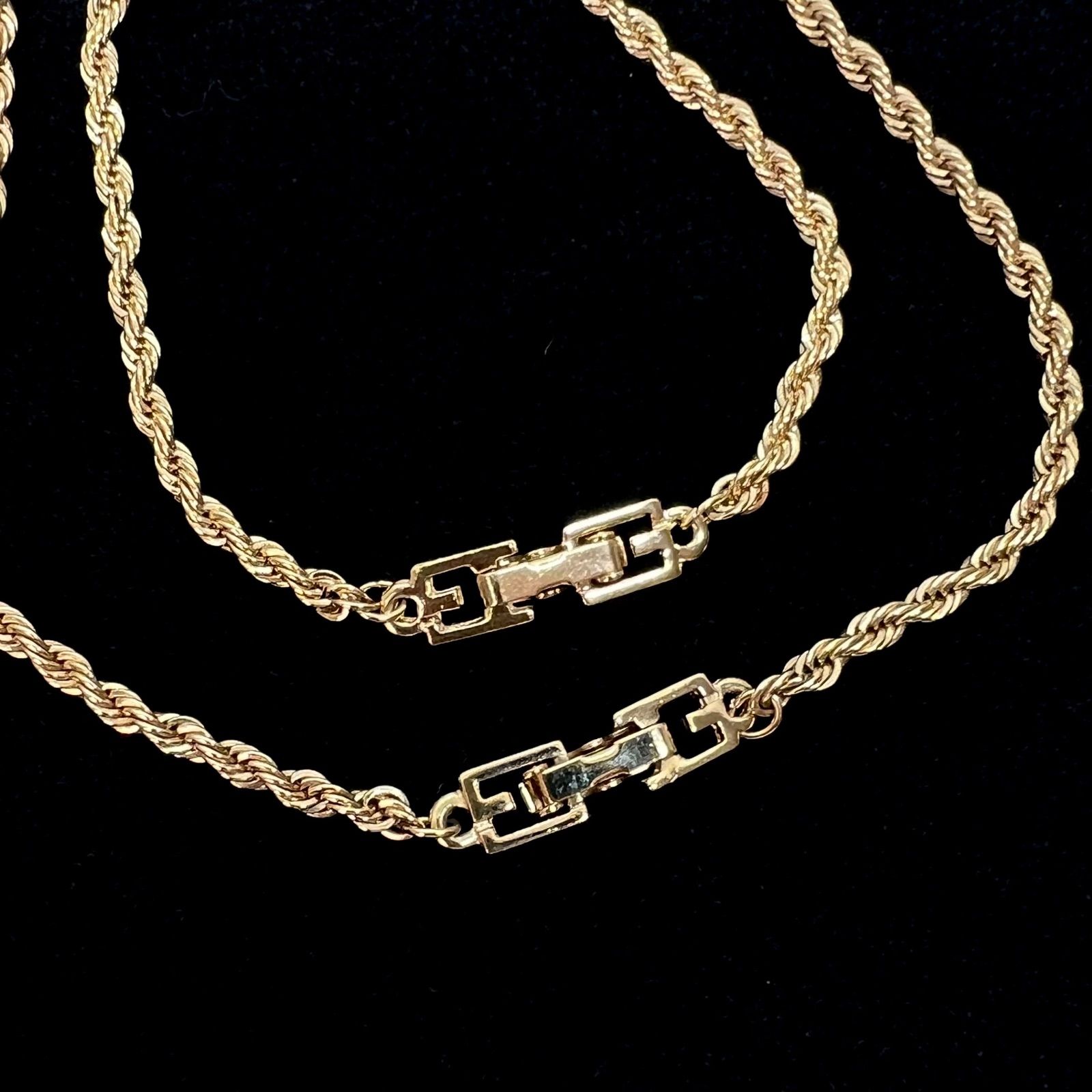 美品☆GIVENCHY ジバンシー ネックレス ブレスレット セット ゴールド