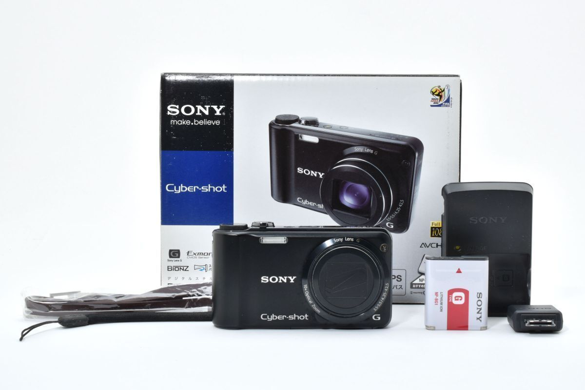 |SONY Cybershot HX5V 1020万画素CMOS 光学10倍 ブラック DSC-HX5V B デジタルカメラ|Y023