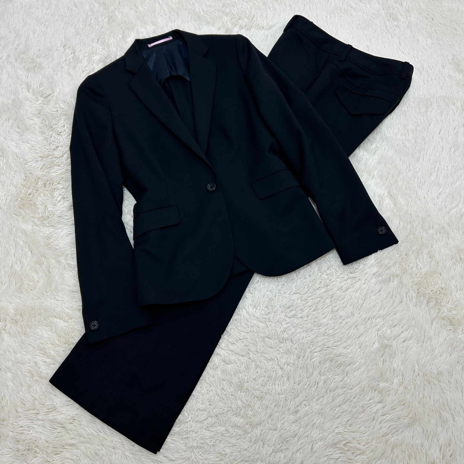 美品】ORIHICA RHYME オリヒカライム 洗える パンツスーツ