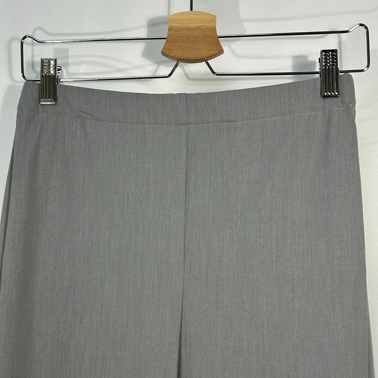 芽風 38 グレー スラックス ストレートパンツ レディース 生地 ストレッチ オフィスカジュアル センソユニコ マツオ めふう