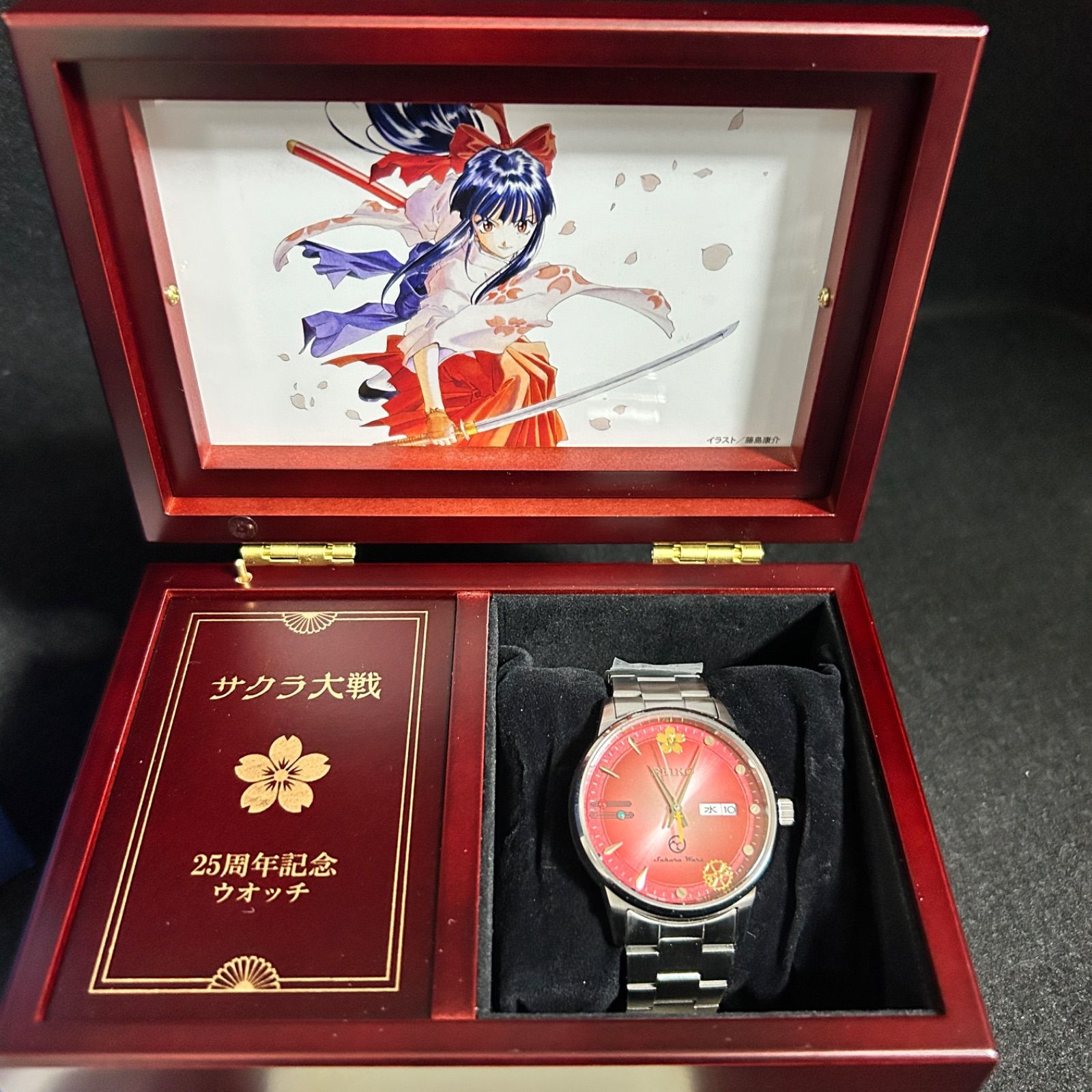 サクラ大戦 ×セイコー25周年記念オフィシャルウォッチ　世界限定2500個 サクラ大戦』×SEIKO真宮寺さくらデザインの腕時計が発売。数量限定