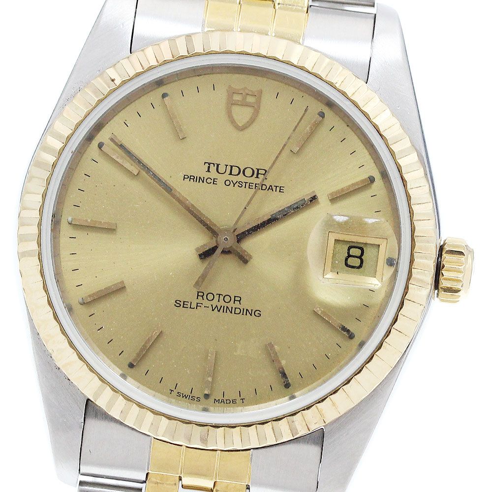TUDOR 74033 SS/YG × SS/YG 自動巻き チュードル TUDOR 74033 プリンス オイスターデイト YGベゼル