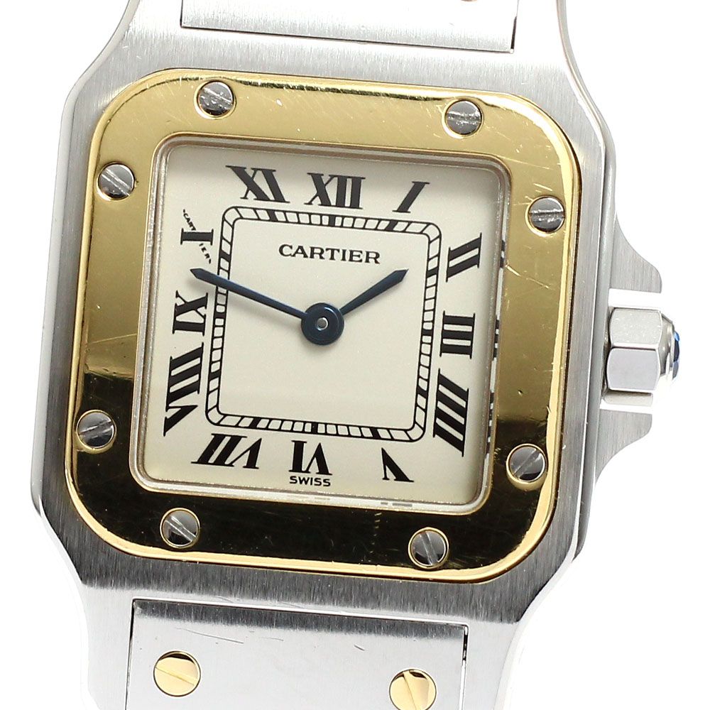 カルティエ CARTIER W20012C4 サントスガルベSM クォーツ レディース_913559