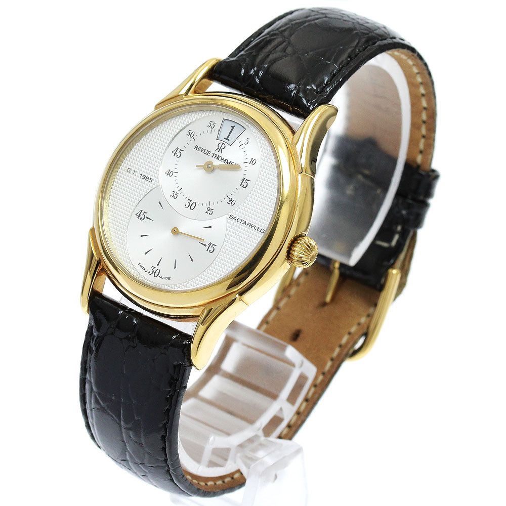 レビュートーメン REVUE THOMMEN 5222001 ジャンピングアワー レギュレーター 手巻き メンズ_917184