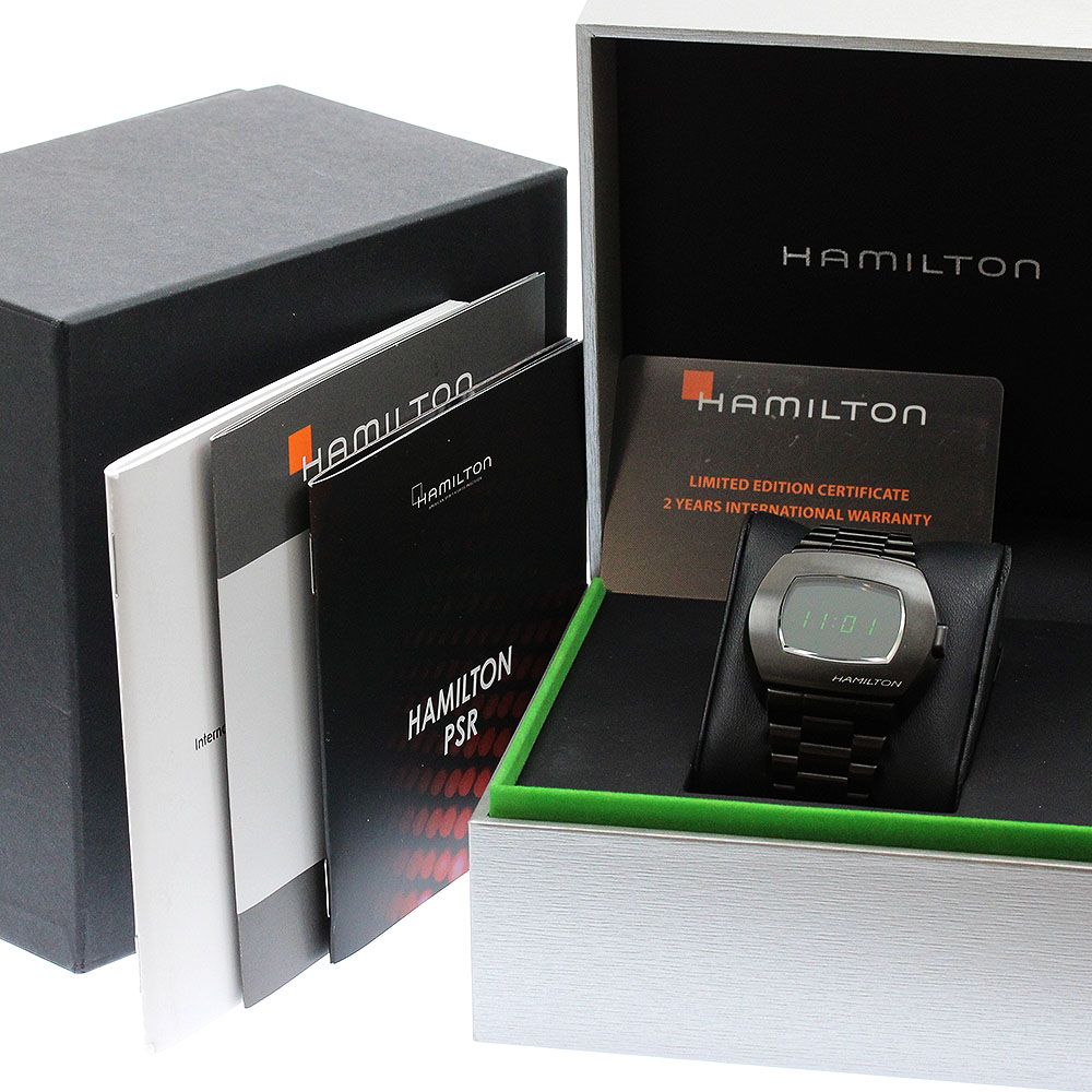 ハミルトン HAMILTON H52434130 アメリカンクラシック PSR MTX 1999本 クォーツ メンズ 箱 保証書付き_915331