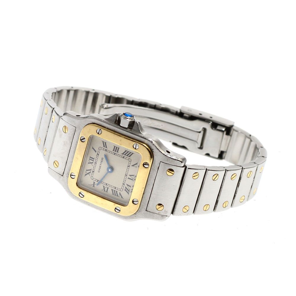 カルティエ CARTIER サントスガルベSM クォーツ レディース_913560