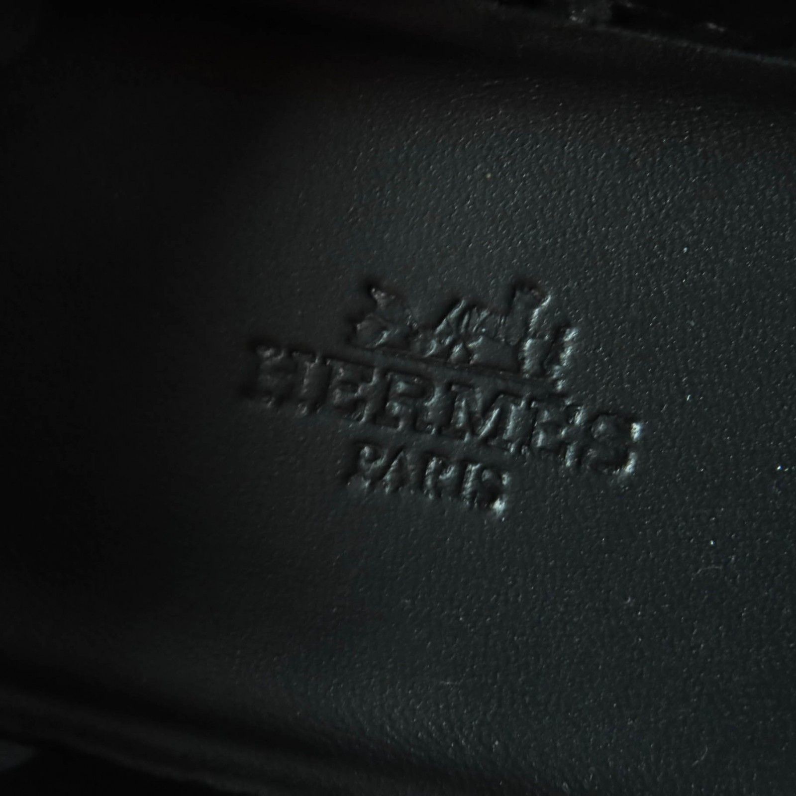  HERMES エルメス デイ シルバー金具 ケリーバックル レースアップ レザー スニーカー ブラック 35 箱 保存袋付き イタリア製 レディース スニーカー 靴