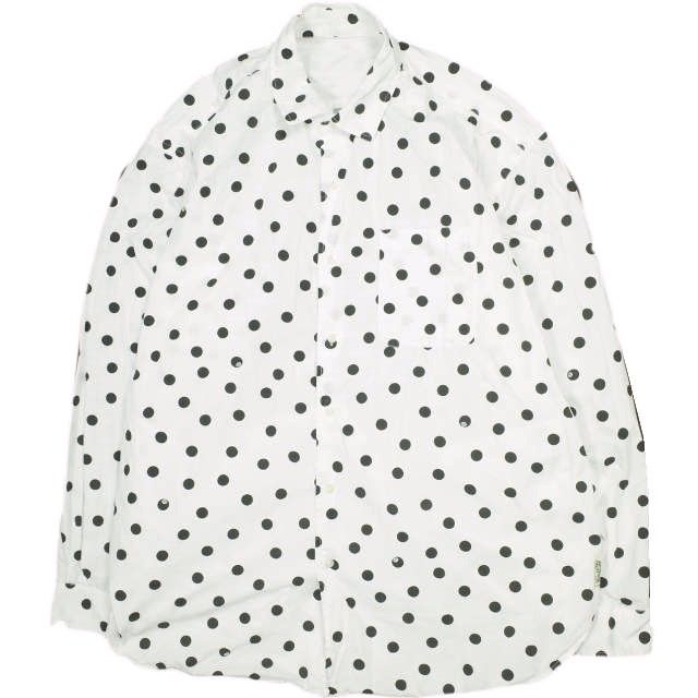 SSZ エスエスズィー 20AW カルタピ DOT SHIRT ドットシャツ 11-11-6169-791 L ホワイト 長袖 BEAMS SURF-SK8 No18 十八番 トップス g23880