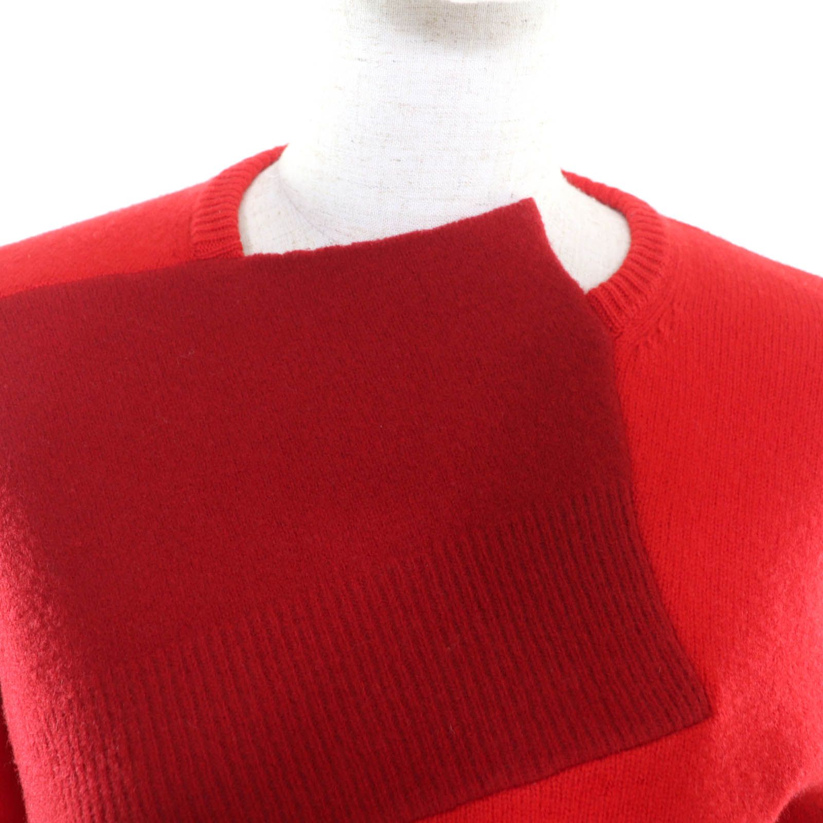 カシミヤ混 パッチワーク