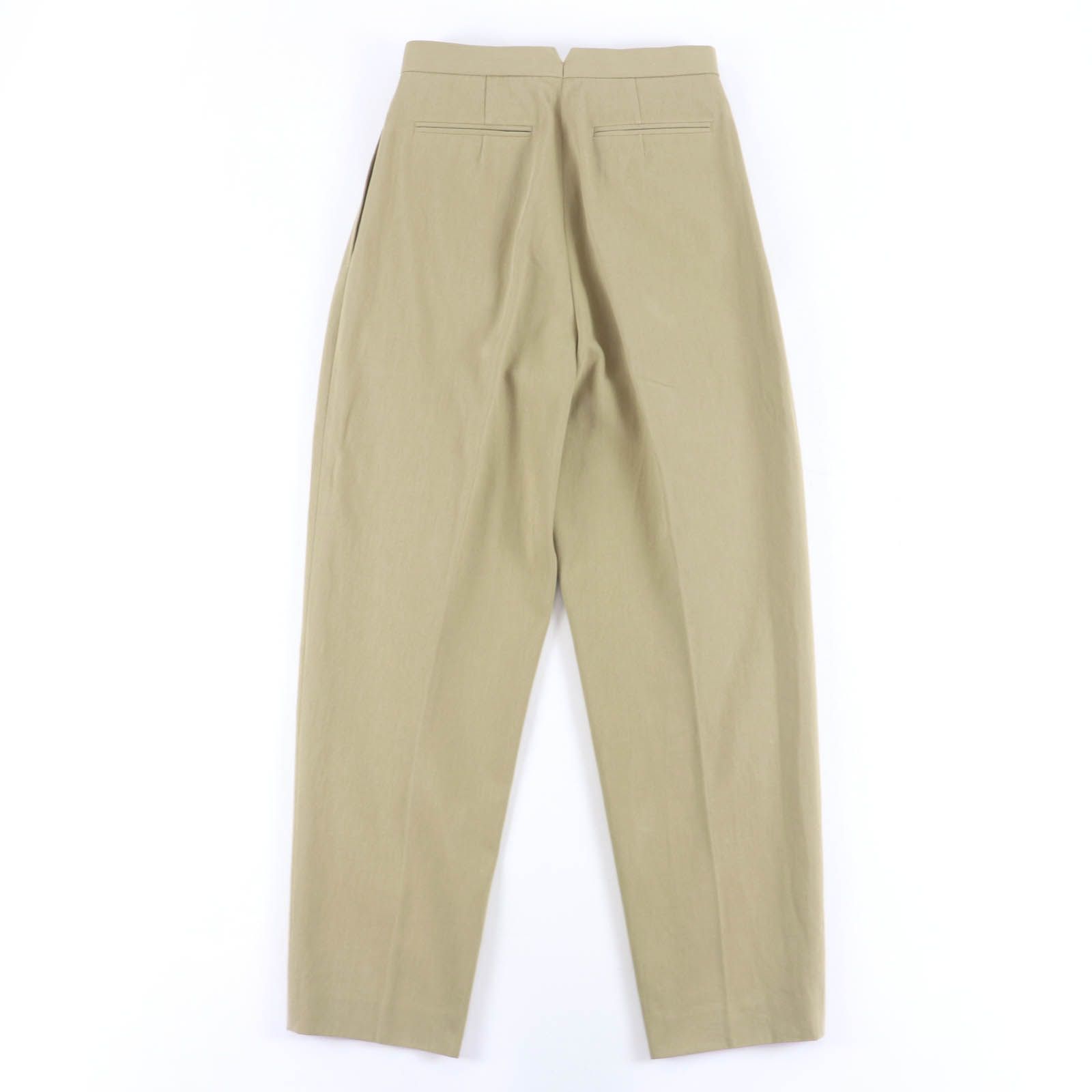 BLAMINK ブラミンク 7914-299-0228 コットン100％ センタープレス デザイン パンツ ベージュ 36 レディース