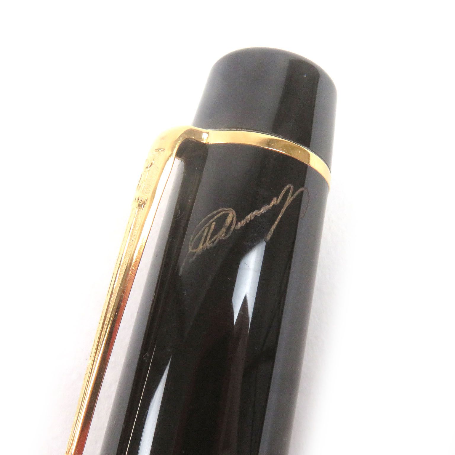 MONTBLANC モンブラン ヴィンテージ 作家シリーズ 1996 アレクサンドル デュマ ペン先18K Fニブ キャップ式 7107 20000 万年筆 ブラック系 ドイツ製 メンズ WWW_OPDRERGINERDOGAN_COM