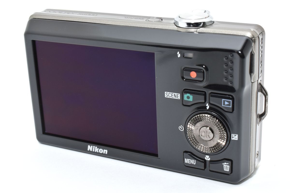 Nikon COOLPIX S 6000 シャンパンシルバー SL クールピクス デジタルカメラ Y 029 セキュリティカメラ コンパクトデジタルカメラ 