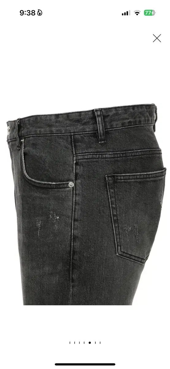 可能性 JILL STUART NEW YORK ダークグレー スリム デニムパンツ 32サイズ 便利な