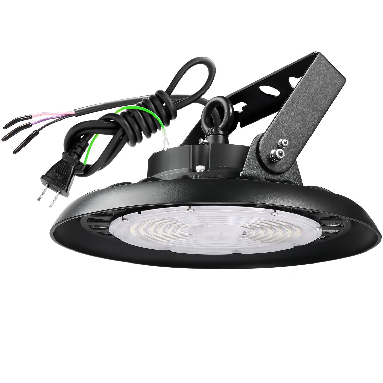 200 W高天井灯 LED高天井照明 5000 K昼白色 5年 プラグ付 1 5 M配線 0 10 V調光機能付き 調光器別 28000 LM 2000Ｗ水銀灯相当 UFO型LEDハイベイライト IP 66防水防塵 LED投光器 安全ロープ付き 掲示板 作業