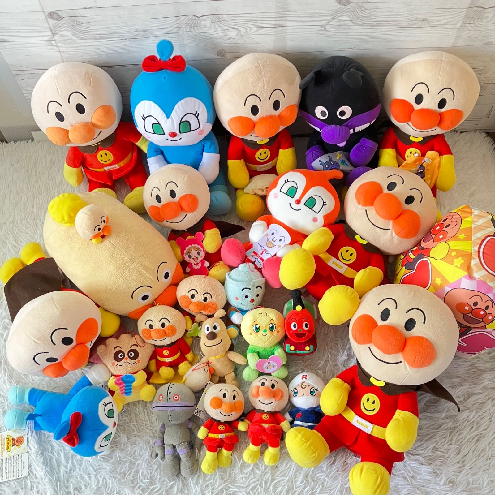 アンパンマン ぬいぐるみ 大量まとめ売り プリちぃビーンズシリーズ