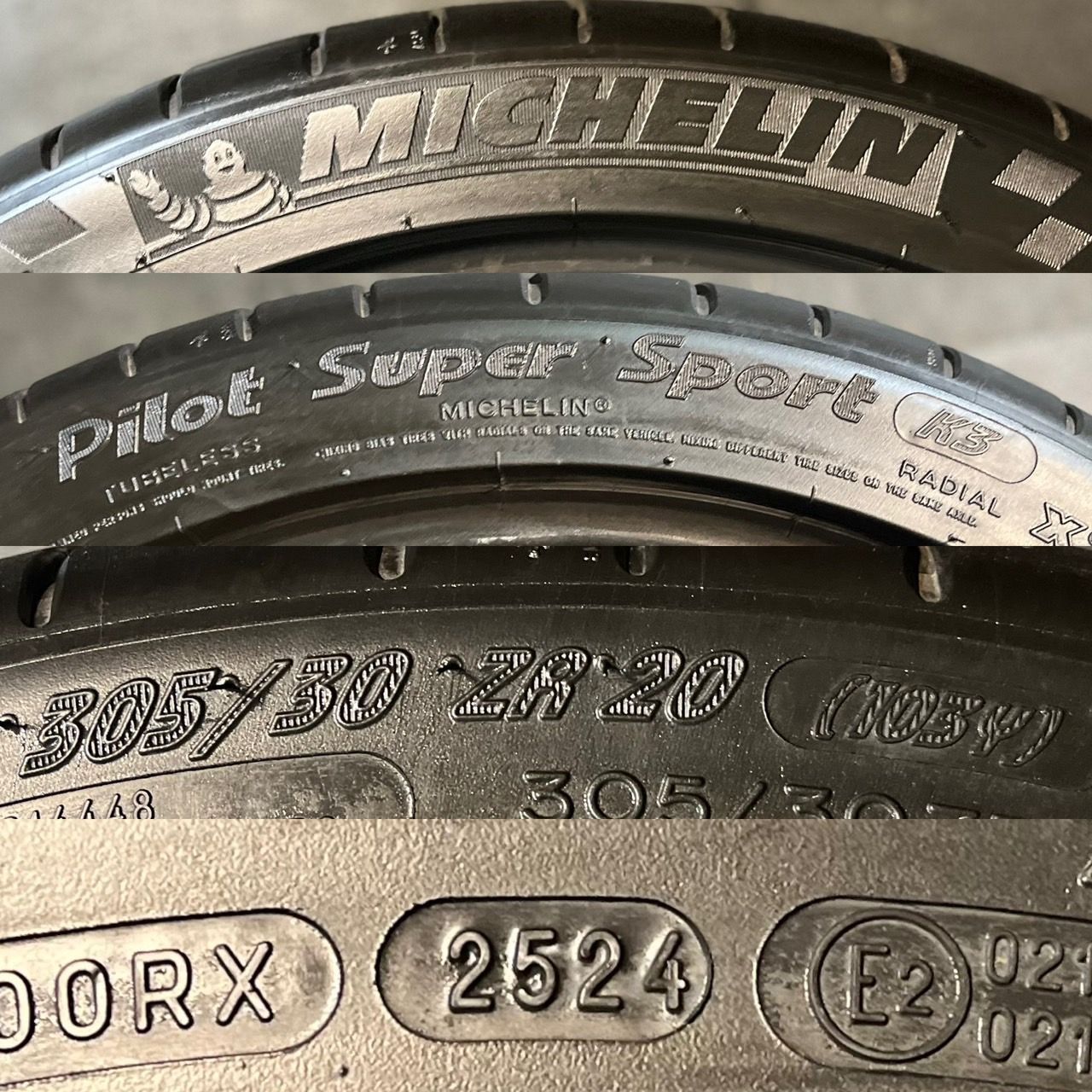  製 約9 2分山 ミシュラン パイロット Pilot Super Sport K 3 305 30 R 20 1本 h_660 20インチ サマータイヤ ノーマルタイヤ