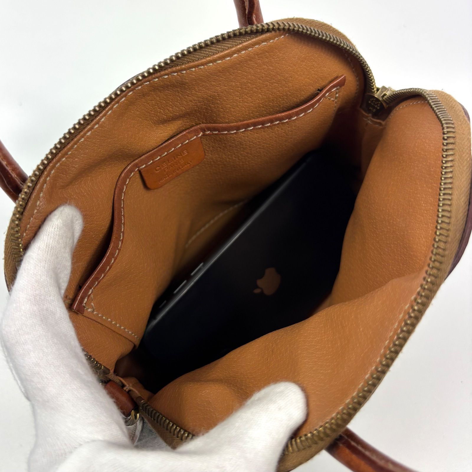 CELINE セリーヌ ミニ ショルダーバッグ ハンドバッグ 2way マカダム