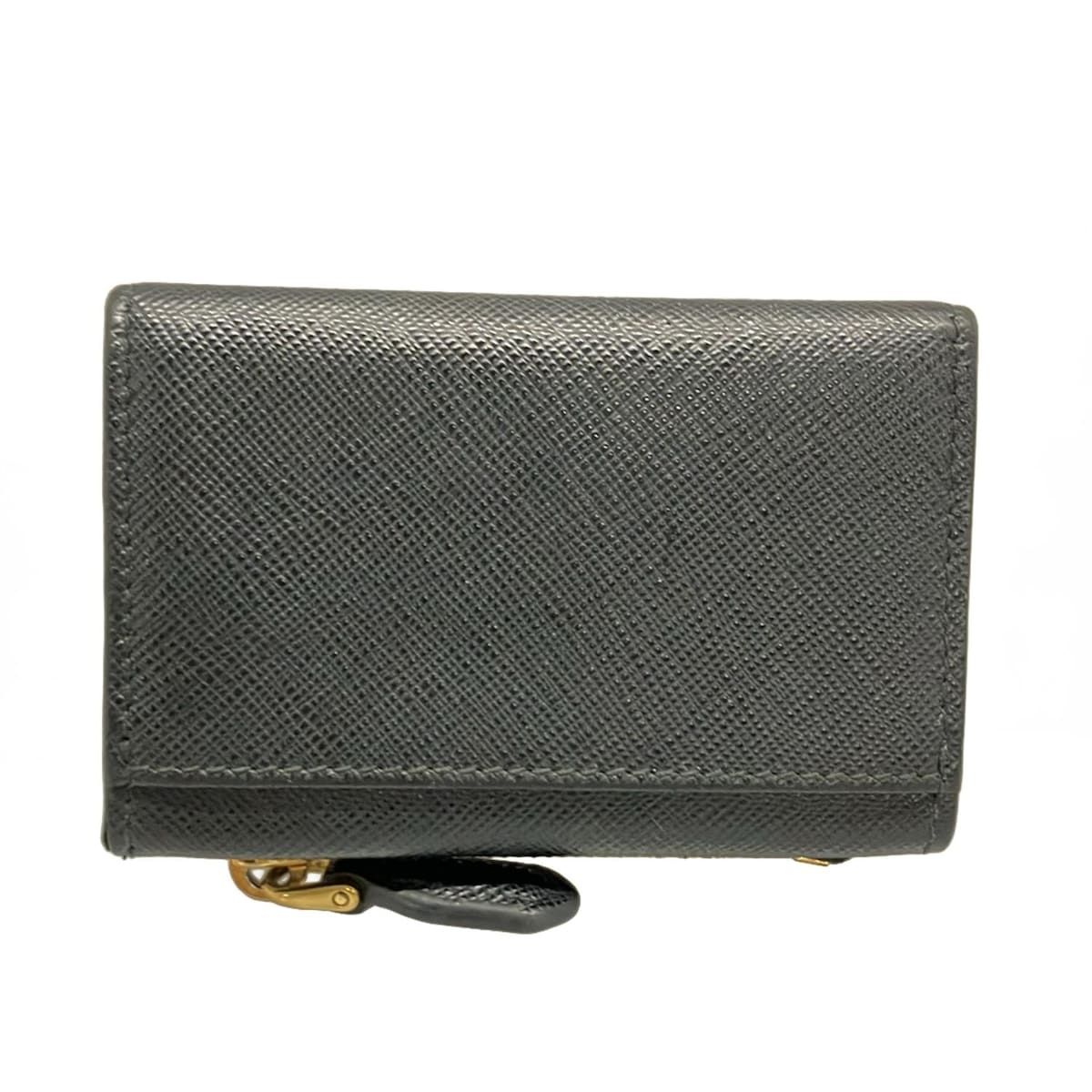 PRADA(プラダ) 名刺入れ - 黒 レザー - メルカリ